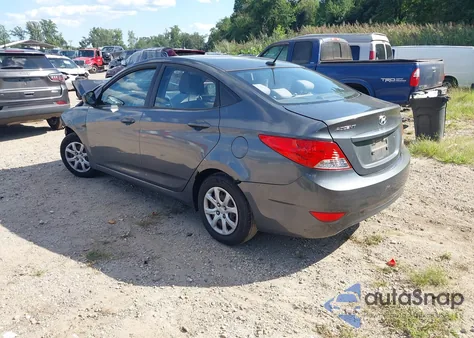 2012 Hyundai Accent Gls from USA, damaged, VIN KMHCT4AE8CU207556